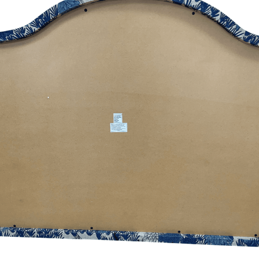 Lulu and Georgia Garden Walk Upholstered Mantel Mirror By Sarah Sherman Samuel - Thumbnail 8