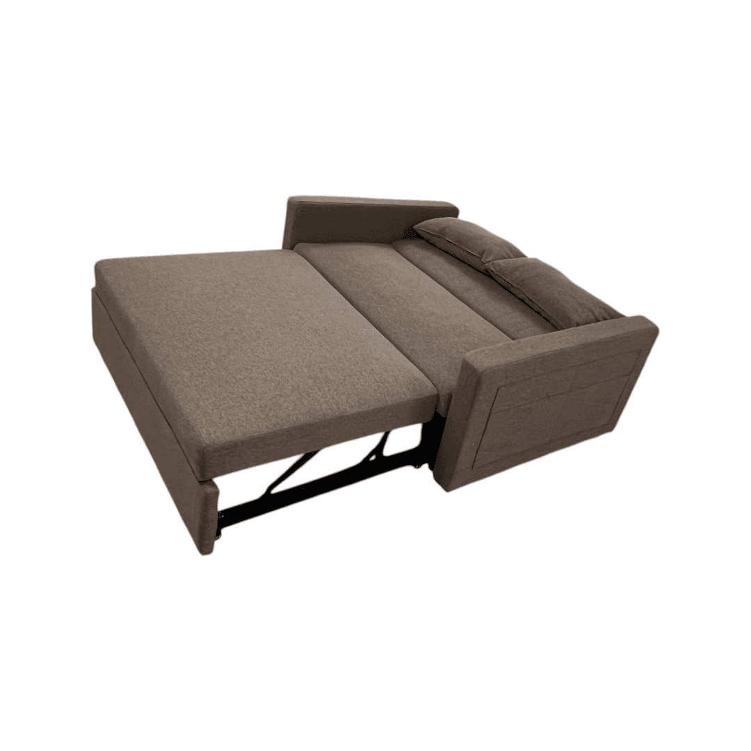 Latitude Run Lateresa Small Loveseat Pull-Out Sofa Bed - Adjustable Backrest With 2 Soft Pillows - Thumbnail 18