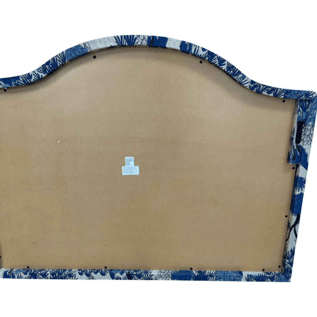 Lulu and Georgia Garden Walk Upholstered Mantel Mirror By Sarah Sherman Samuel - Thumbnail 9