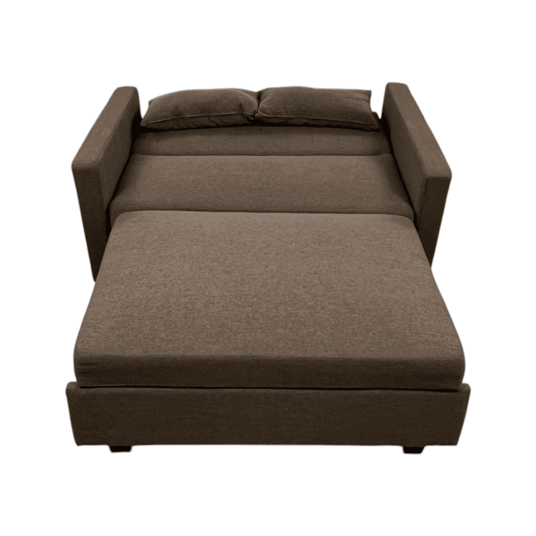 Latitude Run Lateresa Small Loveseat Pull-Out Sofa Bed - Adjustable Backrest With 2 Soft Pillows - Thumbnail 16