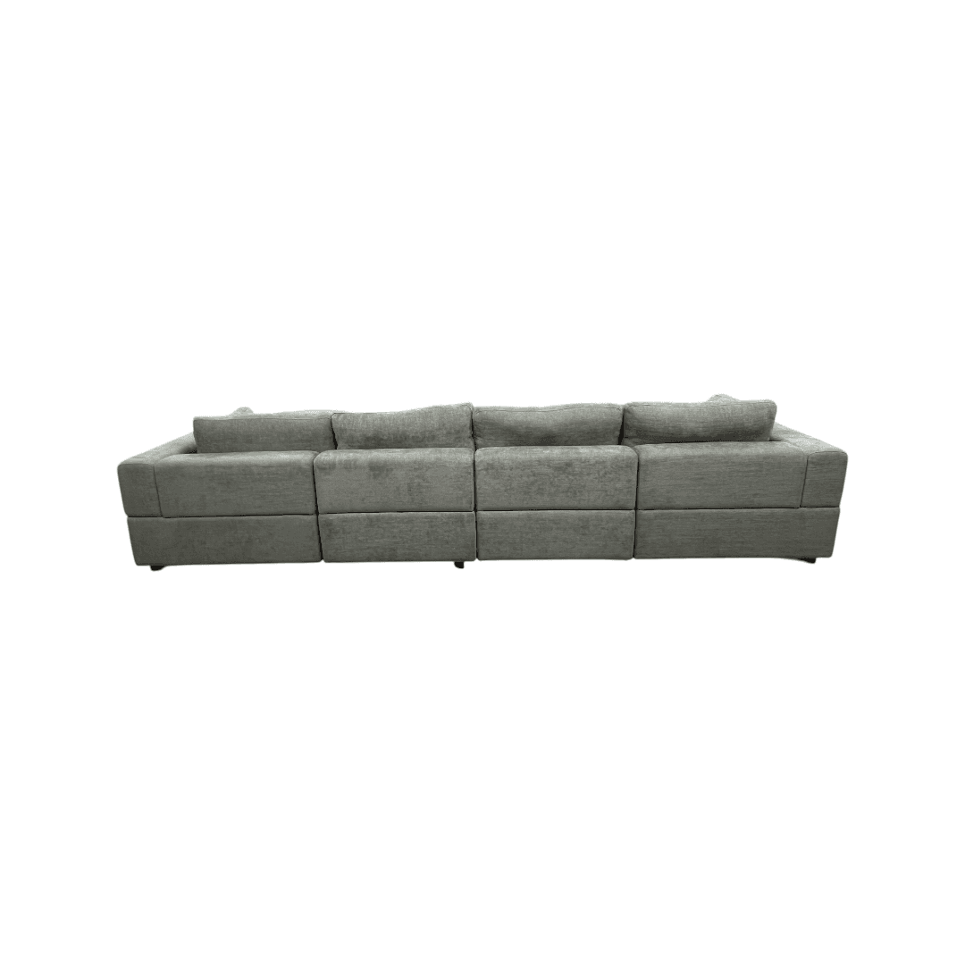 Latitude Run Wilroy 6-piece Comfy U-shaped Sofa Couch Reversible Chaise Sectional - Thumbnail 16