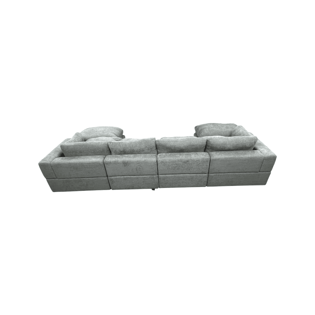 Latitude Run Wilroy 6-piece Comfy U-shaped Sofa Couch Reversible Chaise Sectional - Thumbnail 17