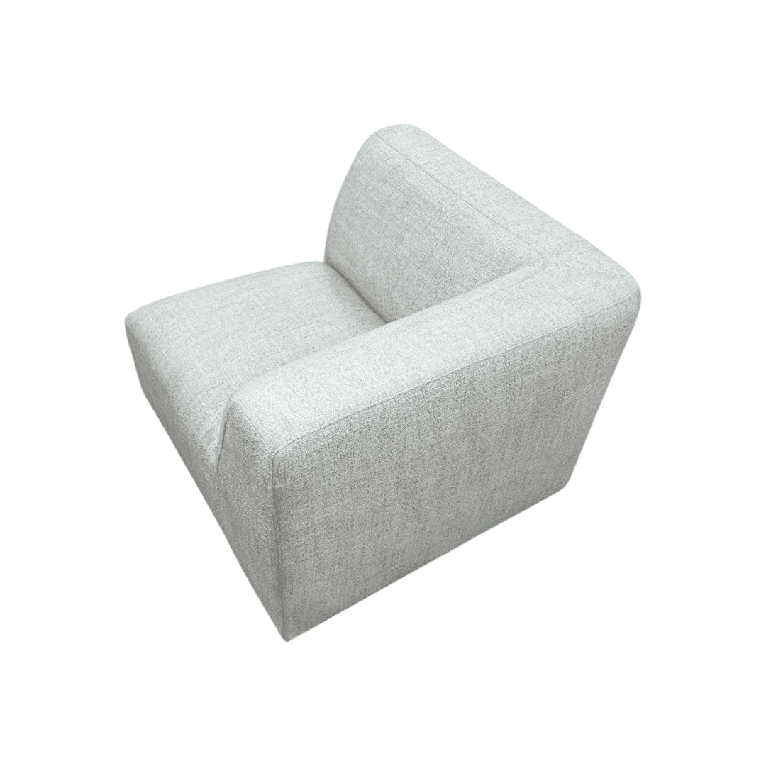 Simpli Home Rex Corner Sofa Module, Handcrafted Modern-Style Corner Accent Chair for Living Room - Thumbnail 6