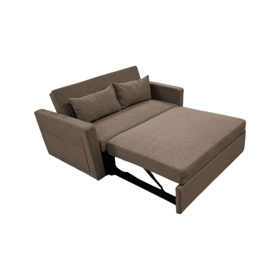 Latitude Run Lateresa Small Loveseat Pull-Out Sofa Bed - Adjustable Backrest With 2 Soft Pillows - Thumbnail 13