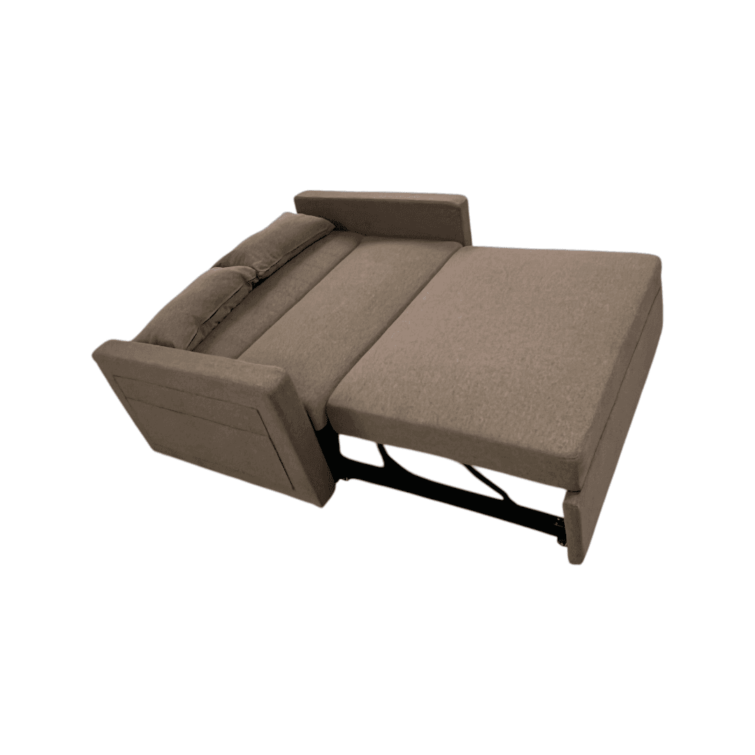 Latitude Run Lateresa Small Loveseat Pull-Out Sofa Bed - Adjustable Backrest With 2 Soft Pillows - Thumbnail 17