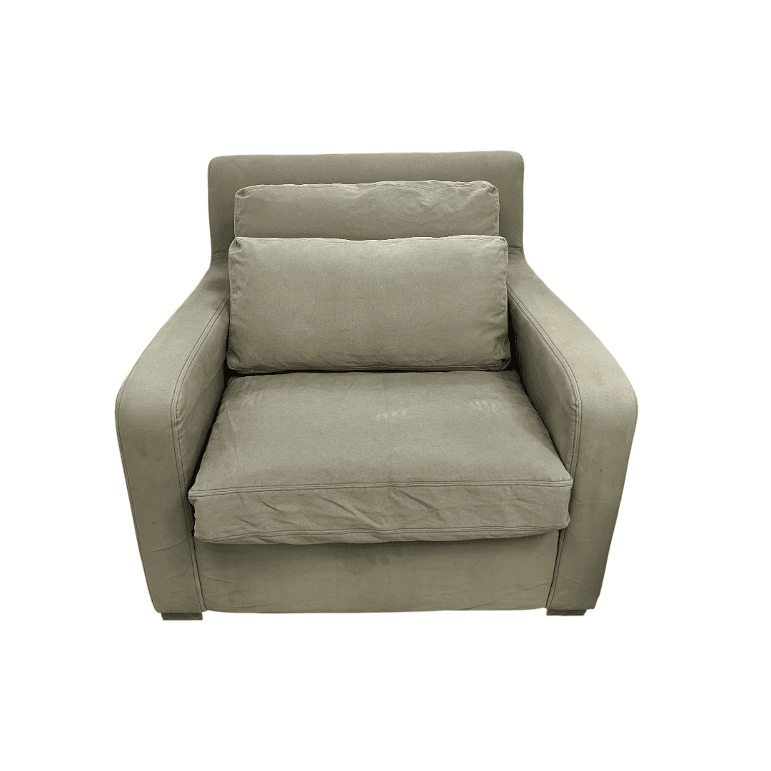 Restoration Hardware Sleeper Sofa and Armchair Set - Thumbnail 11