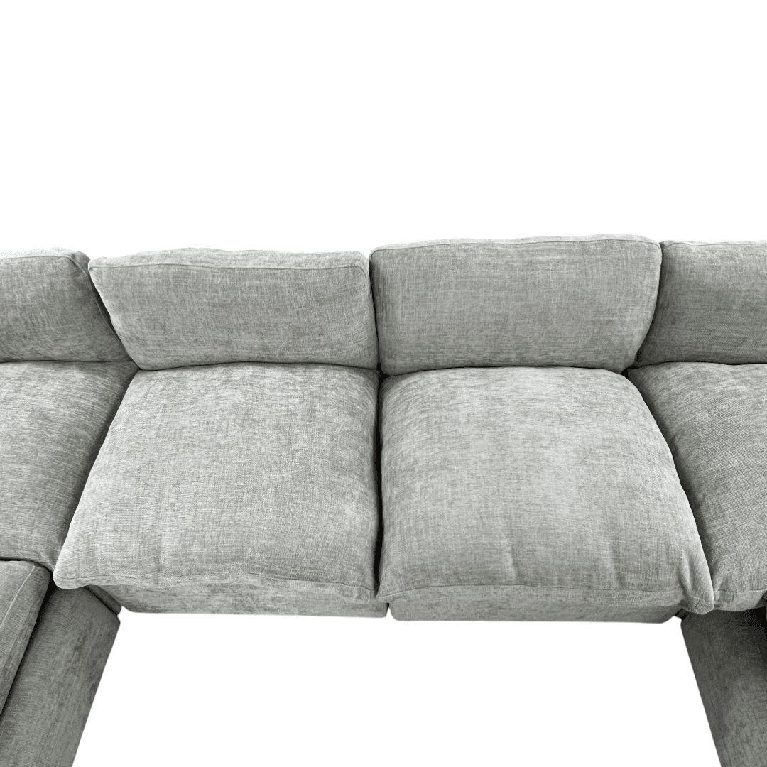 Latitude Run Wilroy 6-piece Comfy U-shaped Sofa Couch Reversible Chaise Sectional - Thumbnail 10