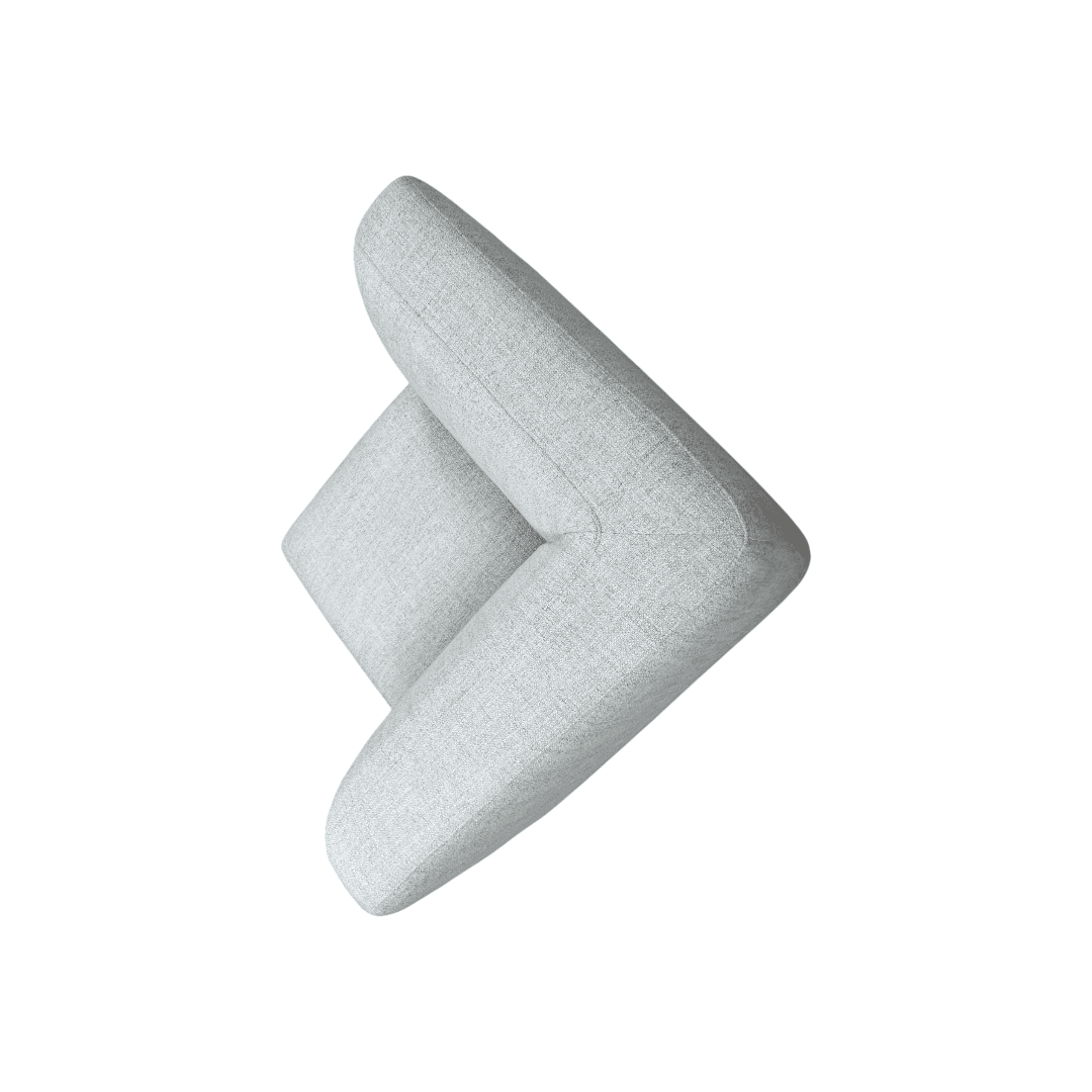 Simpli Home Rex Corner Sofa Module, Handcrafted Modern-Style Corner Accent Chair for Living Room - Thumbnail 13