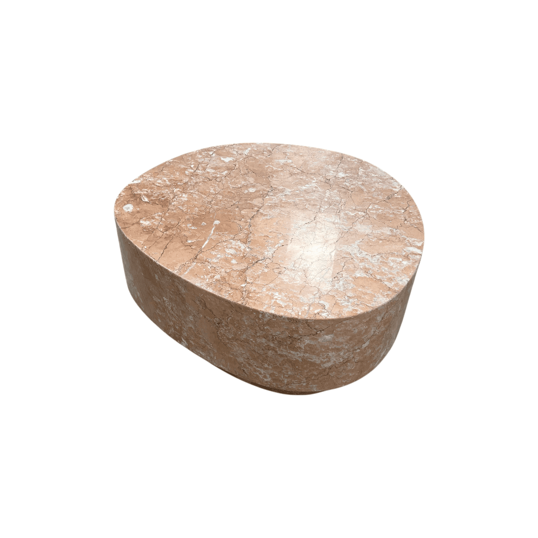 Lulu and Georgia Faas Round Marble Coffee Table - Thumbnail 5