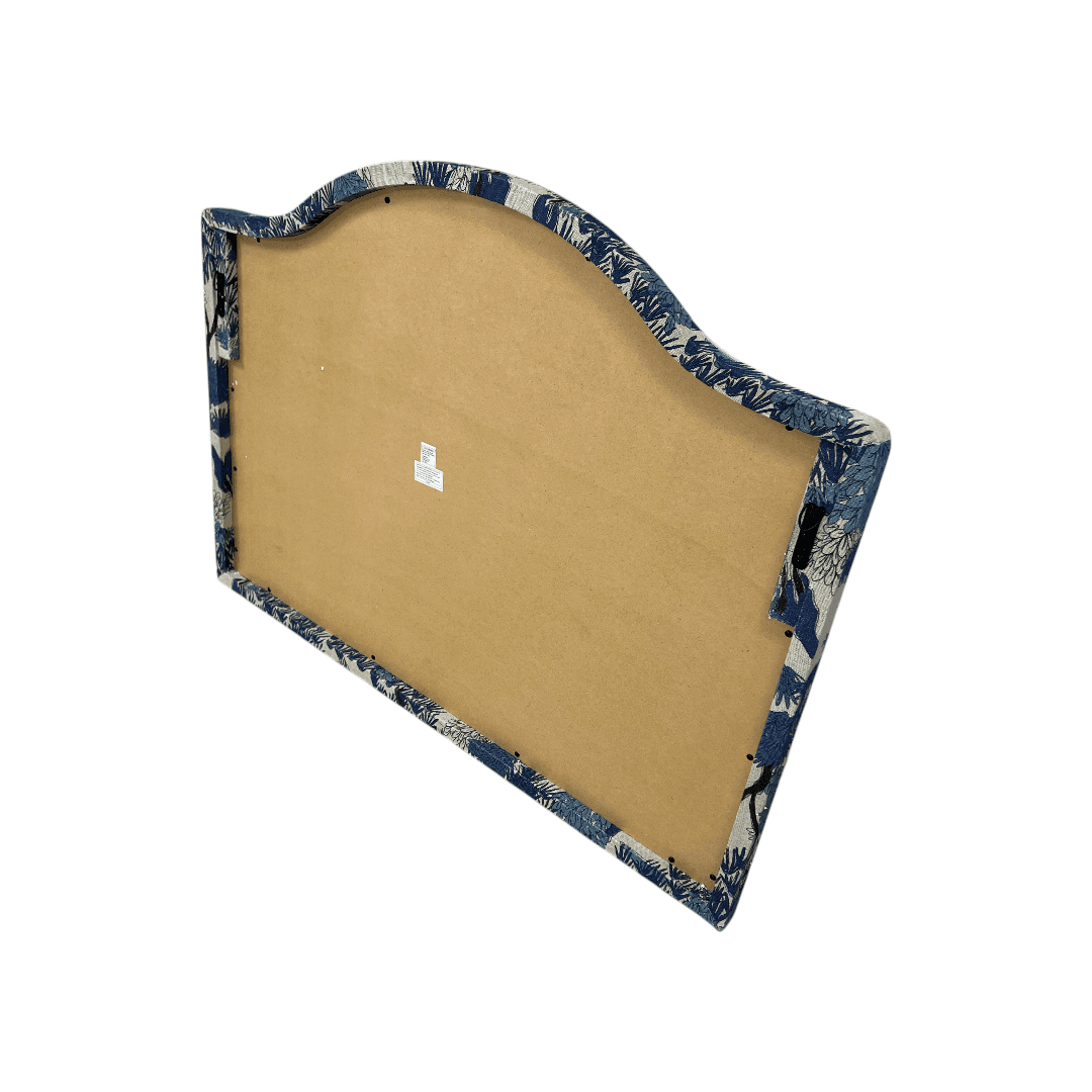 Lulu and Georgia Garden Walk Upholstered Mantel Mirror By Sarah Sherman Samuel - Thumbnail 10