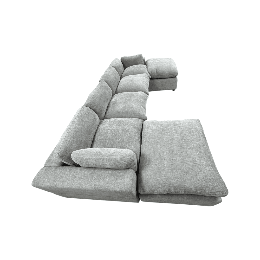 Latitude Run Wilroy 6-piece Comfy U-shaped Sofa Couch Reversible Chaise Sectional - Thumbnail 12