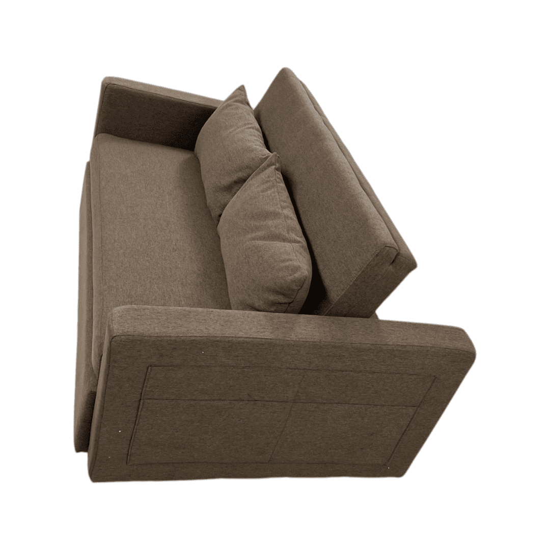 Latitude Run Lateresa Small Loveseat Pull-Out Sofa Bed - Adjustable Backrest With 2 Soft Pillows - Thumbnail 20
