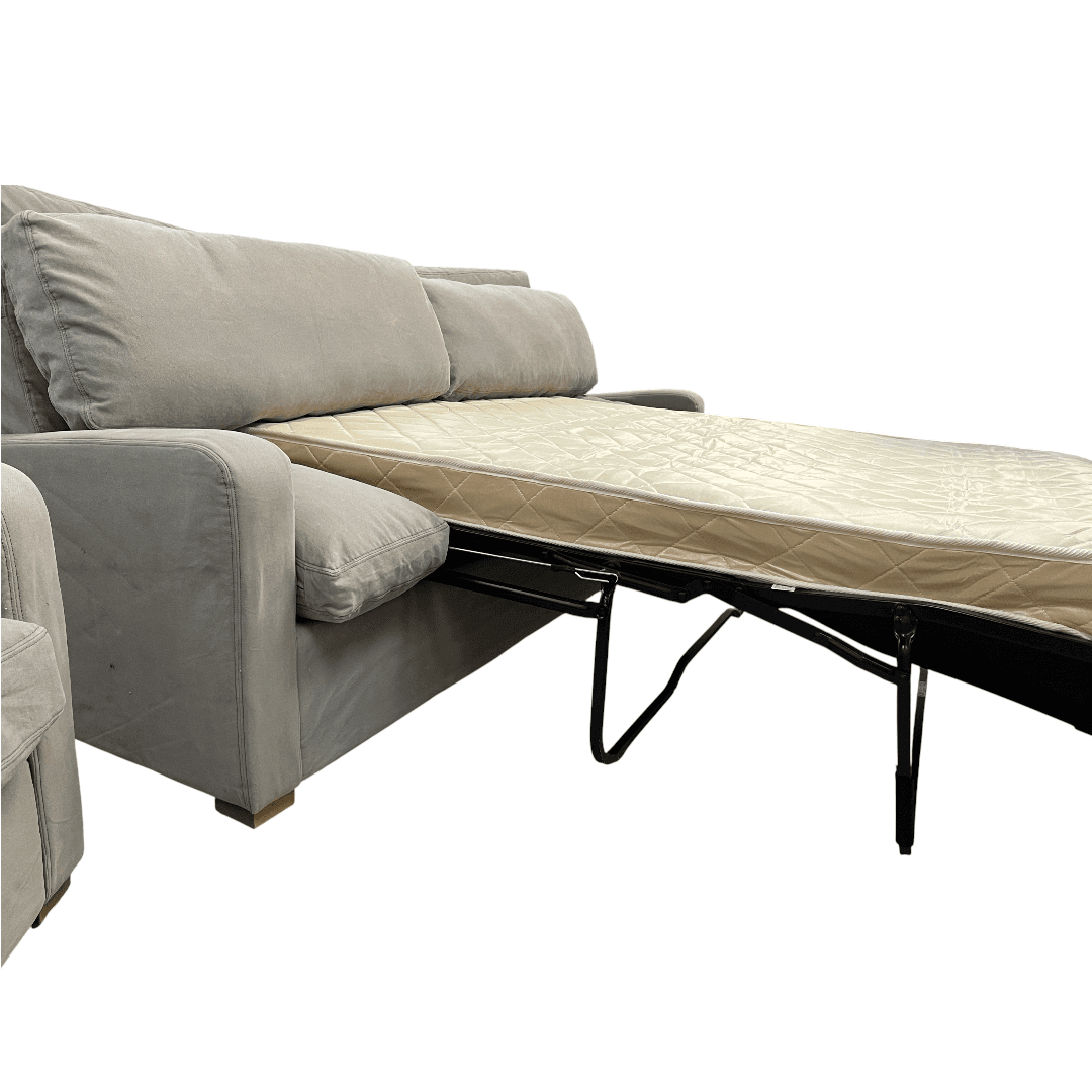 Restoration Hardware Sleeper Sofa and Armchair Set - Thumbnail 15