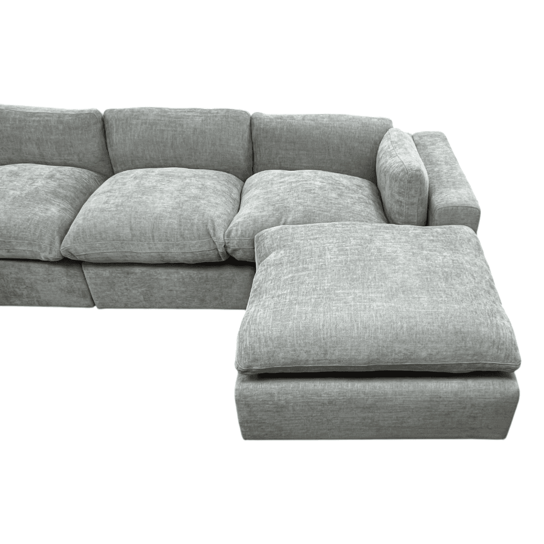 Latitude Run Wilroy 6-piece Comfy U-shaped Sofa Couch Reversible Chaise Sectional - Thumbnail 8