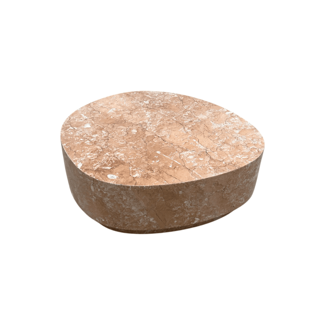 Lulu and Georgia Faas Round Marble Coffee Table - Thumbnail 8