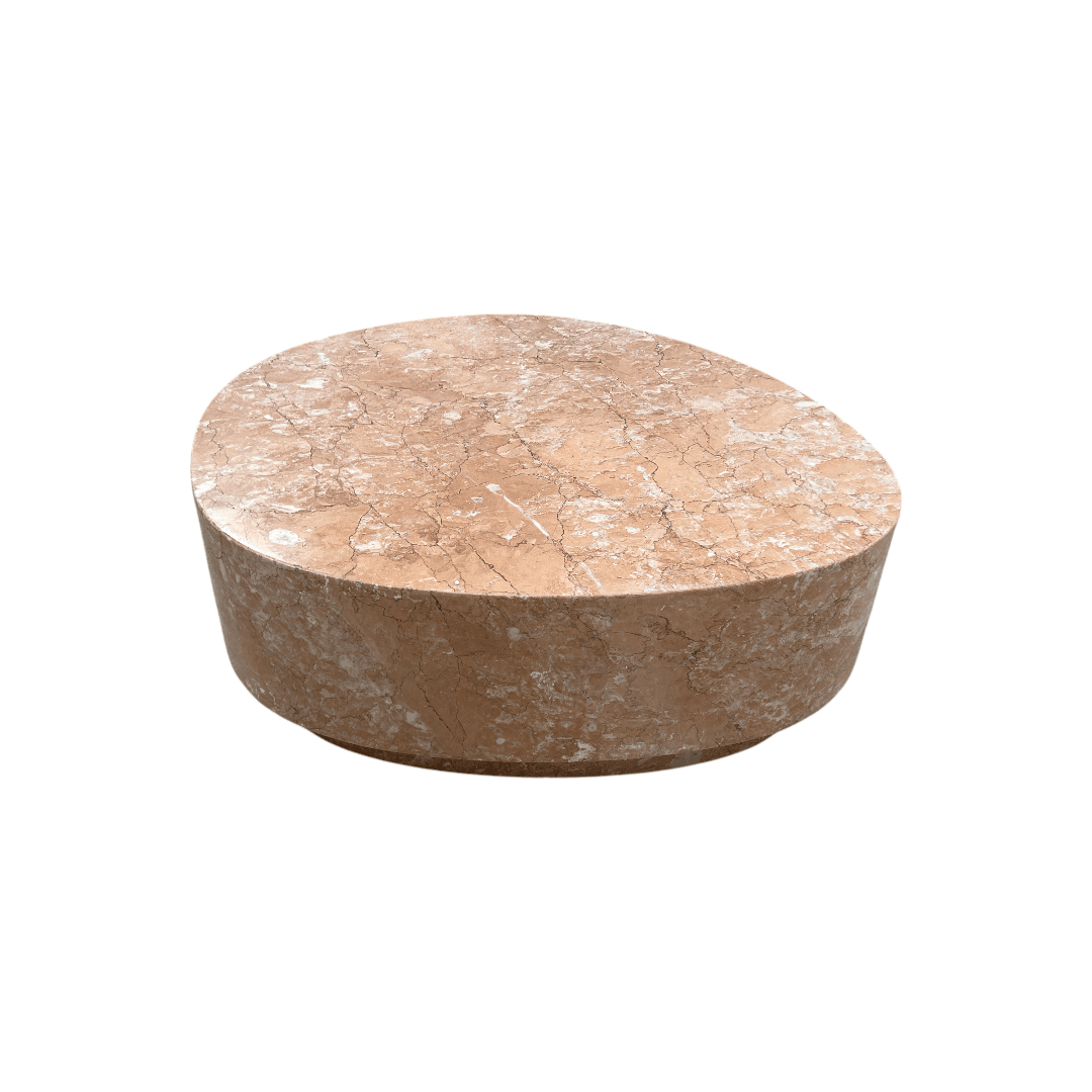 Lulu and Georgia Faas Round Marble Coffee Table - Thumbnail 6