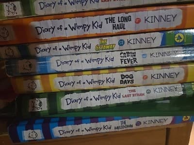 Diary of a Wimpy Kid by Jeff Kinney Mixed Lot) Hard Cover And Soft Cover - Thumbnail 5