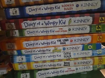 Diary of a Wimpy Kid by Jeff Kinney Mixed Lot) Hard Cover And Soft Cover - Thumbnail 4