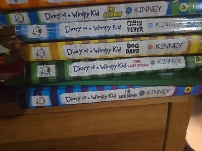 Diary of a Wimpy Kid by Jeff Kinney Mixed Lot) Hard Cover And Soft Cover - Thumbnail 6