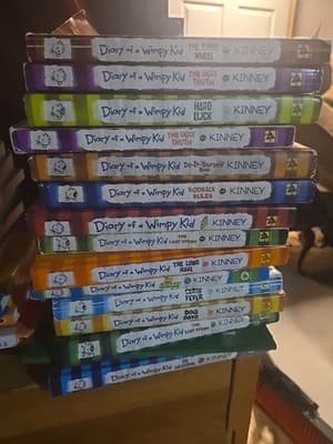 Diary of a Wimpy Kid by Jeff Kinney Mixed Lot) Hard Cover And Soft Cover - Image 1