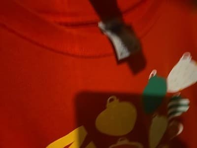 McDonald’s Crew Employee Holiday Christmas Ornaments Red T-Shirt XL - Thumbnail 2