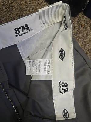 Dickies Men's Work Pants 874, Flex Gray, Original Fit, Non-Iron 44x30 - Thumbnail 3