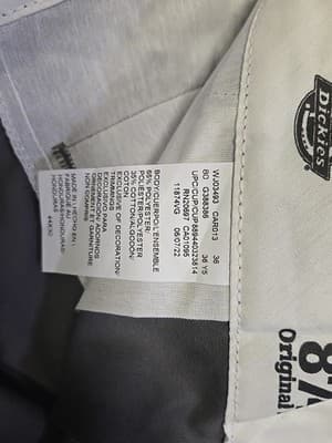 Dickies Men's Work Pants 874, Flex Gray, Original Fit, Non-Iron 44x30 - Thumbnail 5