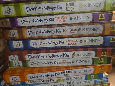 Diary of a Wimpy Kid by Jeff Kinney Mixed Lot) Hard Cover And Soft Cover - Thumbnail 3