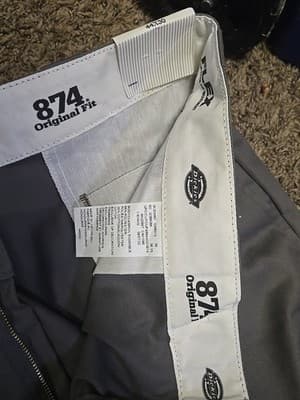 Dickies Men's Work Pants 874, Flex Gray, Original Fit, Non-Iron 44x30 - Thumbnail 4