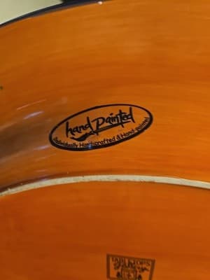 Tabletops Gallery Caracas Large Oval Platter Hand Painted And Crafted - Thumbnail 5