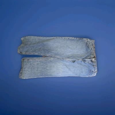 Redhead Jeans Mens 44X30 Classic Straight Fit Blue Denim - Thumbnail 2