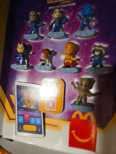 McDonald's Guardians Of The Galaxy 3 Happy Meal Toys Full Display Case Board - Thumbnail 3