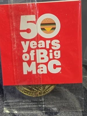 McDonald's 50th Anniversary Big Mac Coin- 50 Years Of The Iconic Big Mac - Thumbnail 3