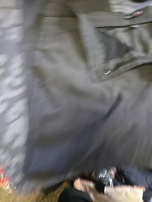 George pants Women 18W Average dark gray Slacks stretch Think Slim tummy control - Thumbnail 2