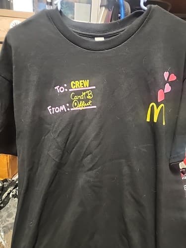 mcdonalds tee shirt Cardi B - Image 1