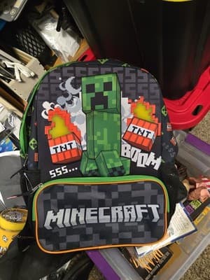 Minecraft Creeper TNT Backpack