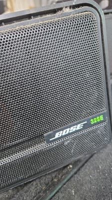 Bose 302A Environmental Loudspeakers Black with Stands and Brackets No Remote - Thumbnail 7