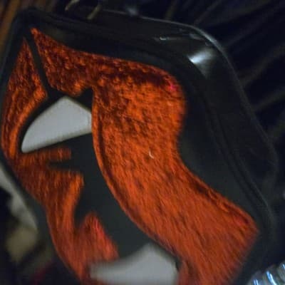 Red Glitter Lips & Fangs Crossbody Purse Chain Strap Valentines Love Whimsigoth - Thumbnail 3