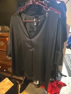 Worthington Xl Silky Shirt Black - Image 1