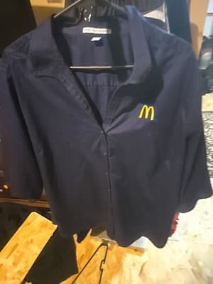 Brand New 3 4th Sleeve Manager Shirt Navy Blue 3xl