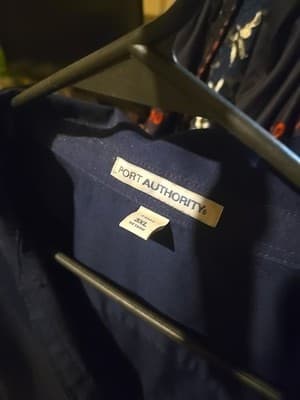 Brand New 3 4th Sleeve Manager Shirt Navy Blue 3xl - Thumbnail 3
