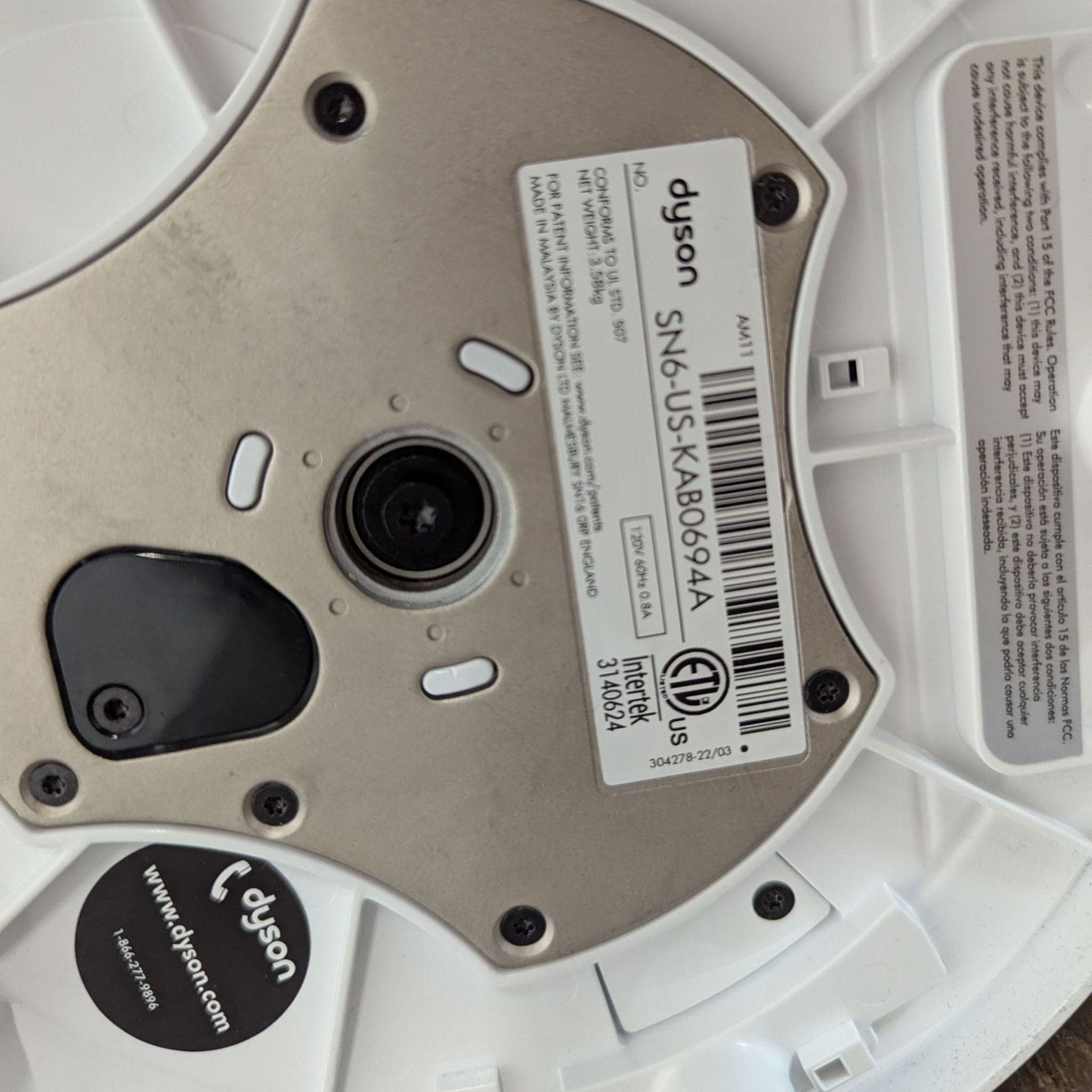 Dyson Pure Cool Link Tower Air Purifier and Fan, White/Silver - Thumbnail 4