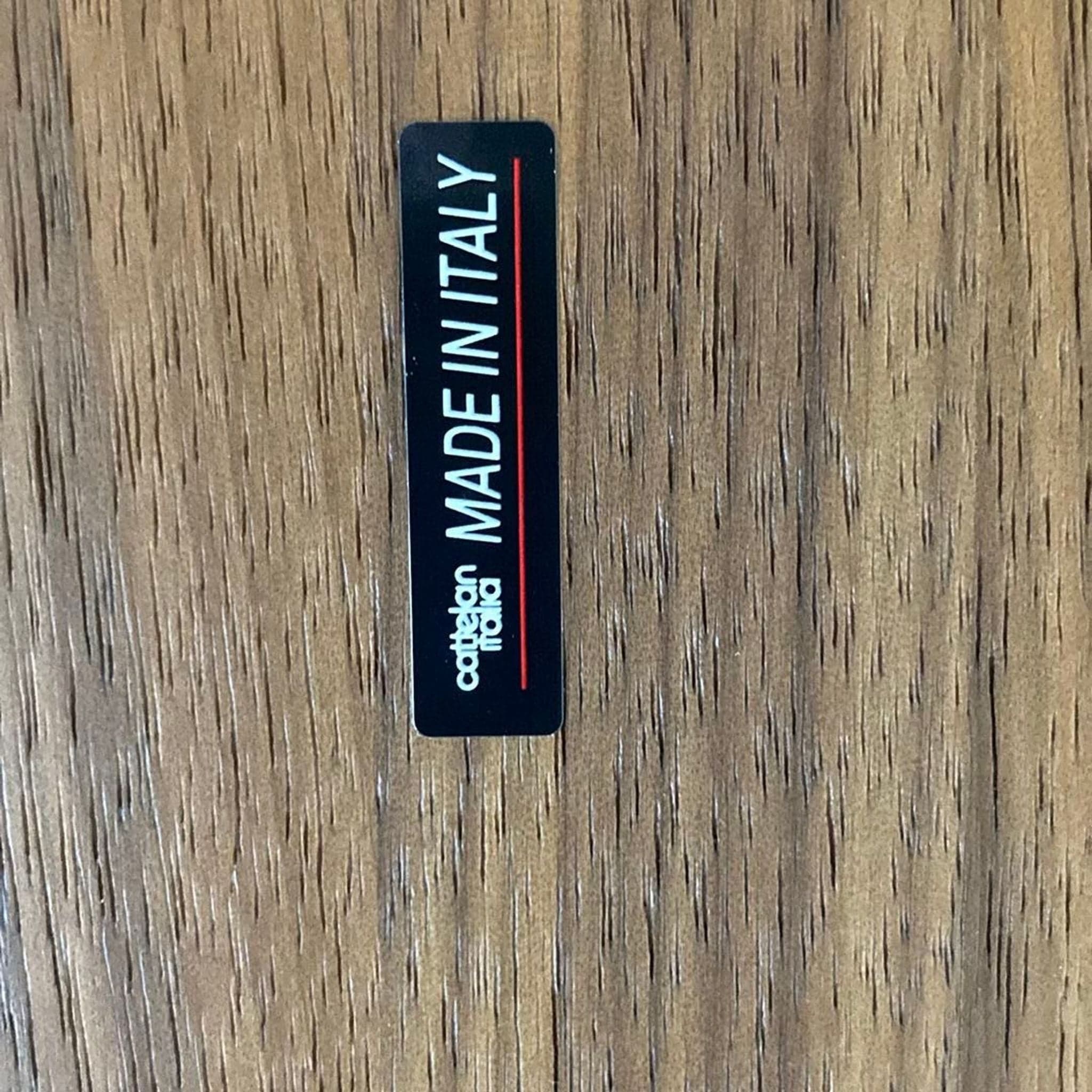 Cattelan Italia Solid Wood Dining Table with Modern Metal Base - Thumbnail 4