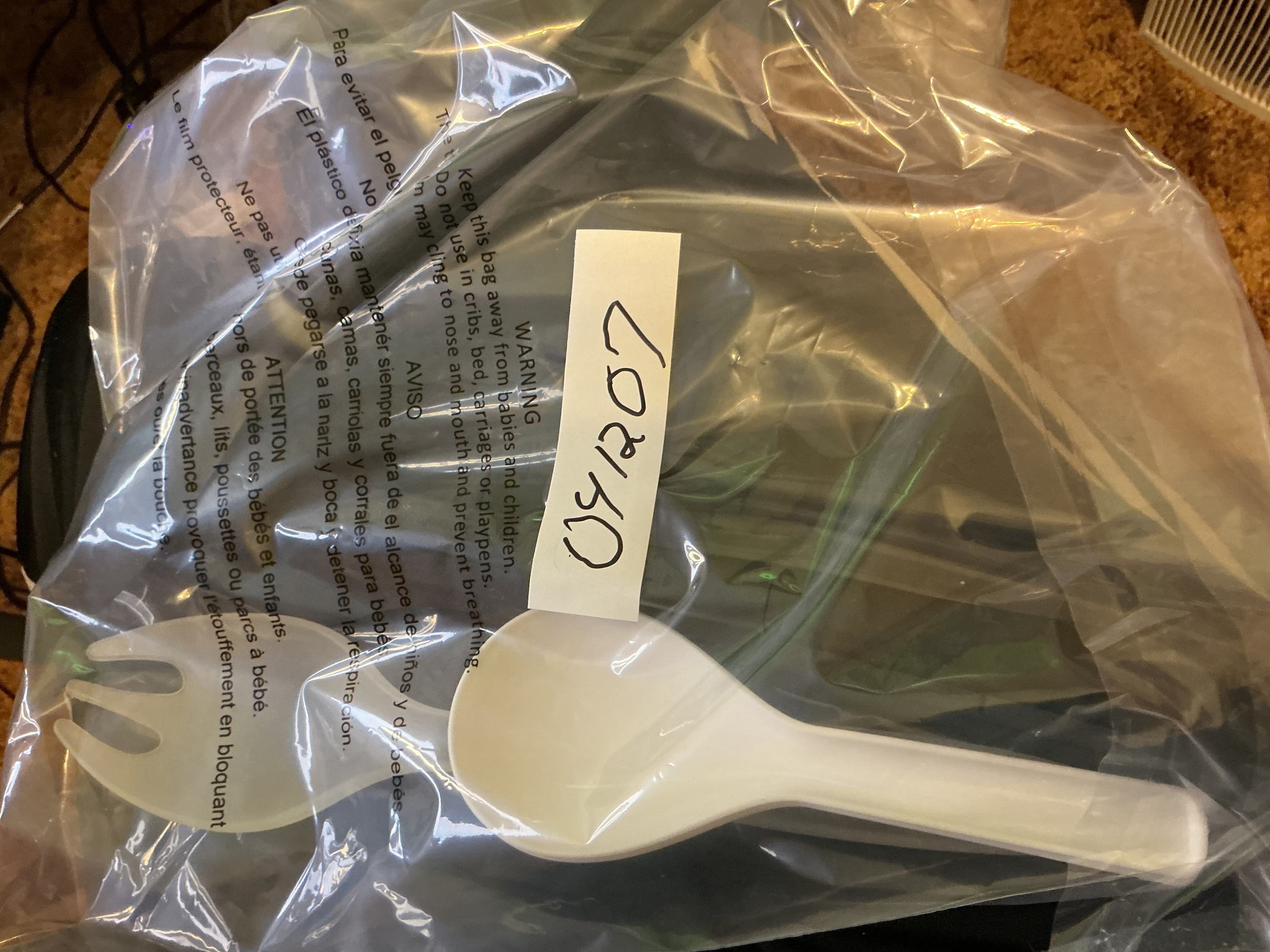 Calphalon Rubbermaid Kitchen Utensil Lot Spoons Fork Spatula Asian Soup Spoons - Thumbnail 4