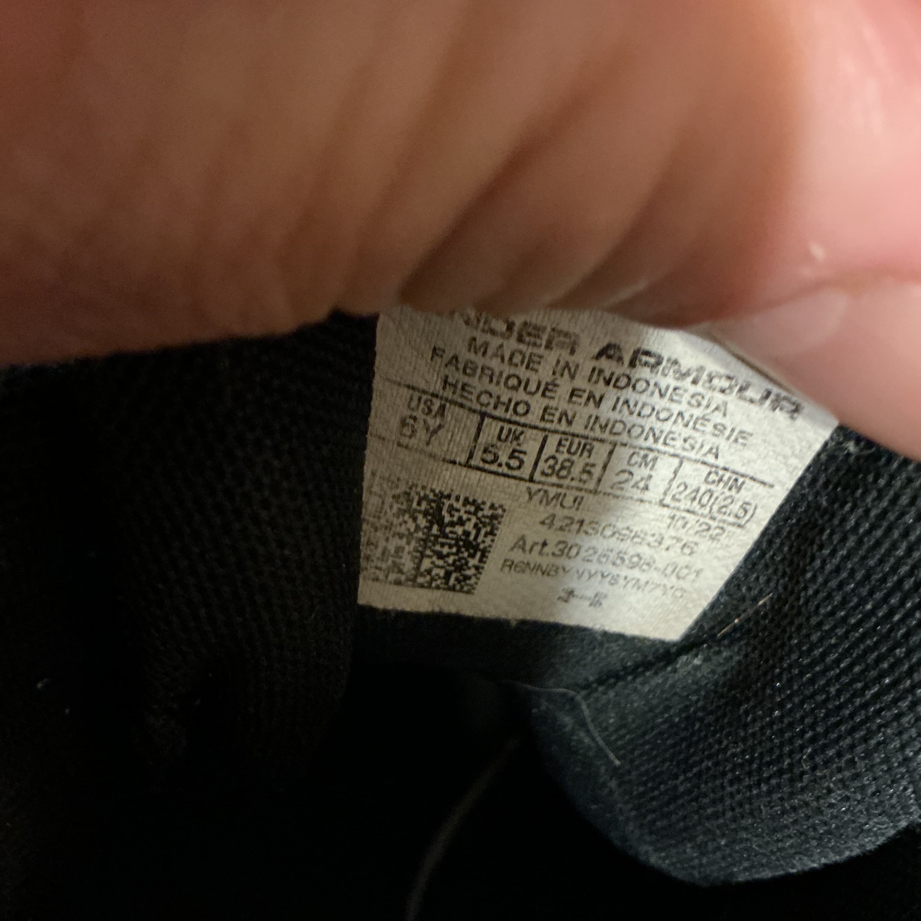 Under Armour BH Bryce Harper Youth Mid RM Baseball Cleats Black 6Y Molded - Thumbnail 7