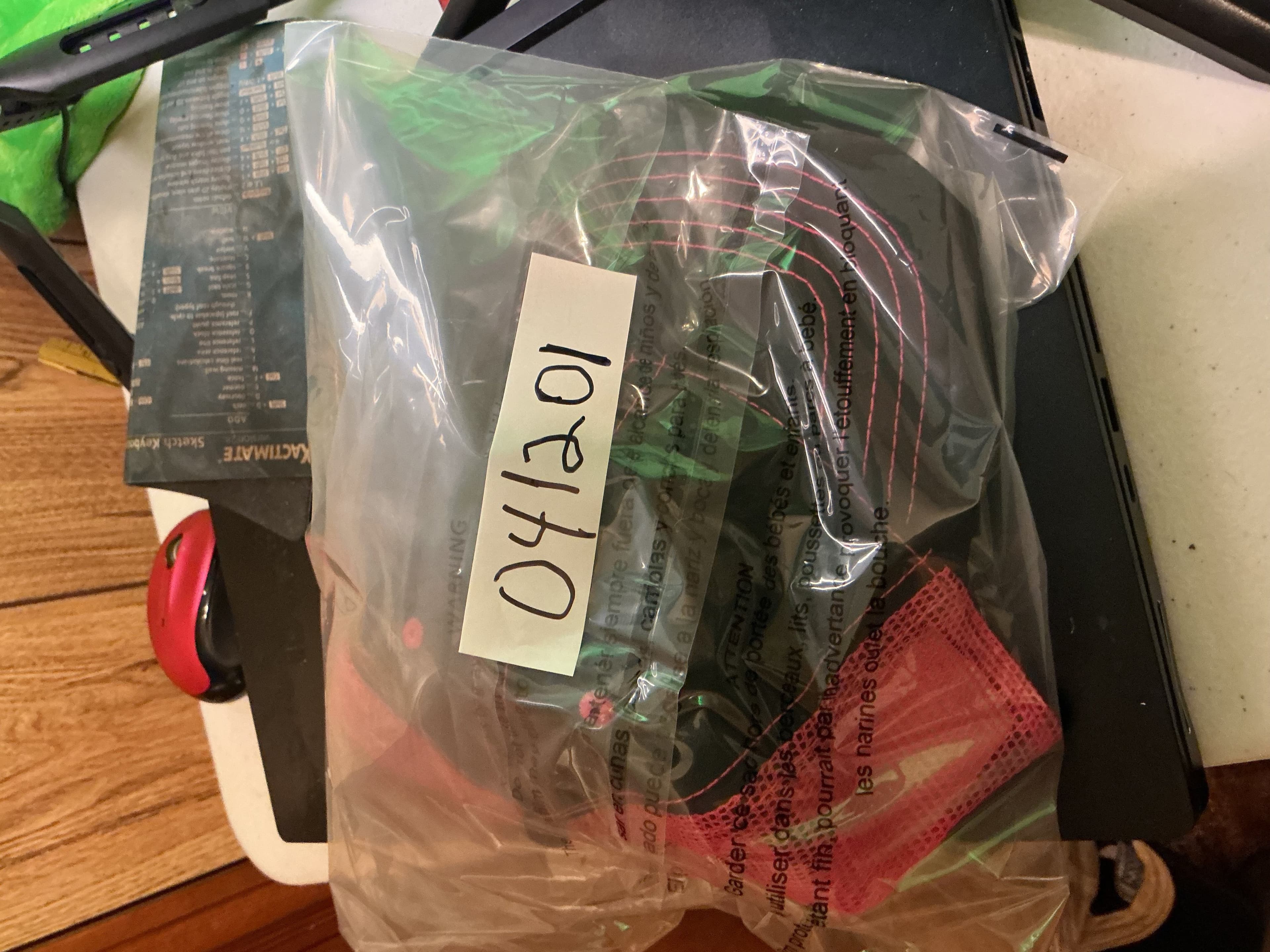 Black and Pink Trucker Hat with Mesh Back - Thumbnail 6