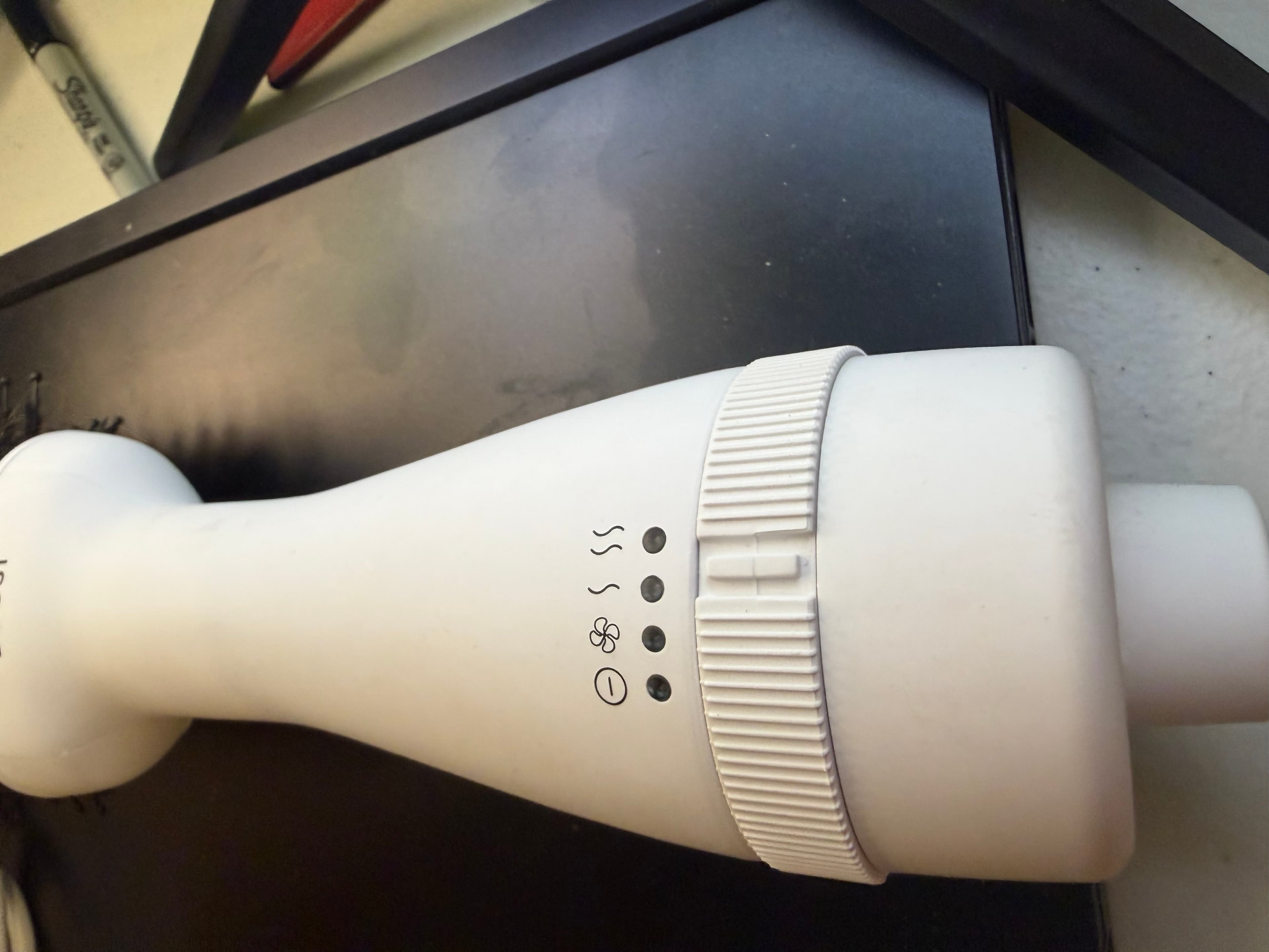 BondiBoost Blow Dry Brush Hot Air Brush One Step Hair Dryer Styler White - Thumbnail 4