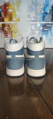 Jordan Air Jordan 1 Mid SE Denim Shoes Mens Size 8 Blue Sneakers DM9036-104 - Thumbnail 2