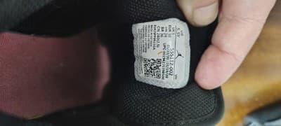 Air Jordan 1 Mid Shoes Youth Size 5.5Y Pink Black Leather Sneakers 555112-002 - Thumbnail 7