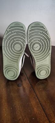 Nike All Day Play Shoes Youth Size 6Y White Green Mid Top Sneakers DV3649-171 - Thumbnail 10